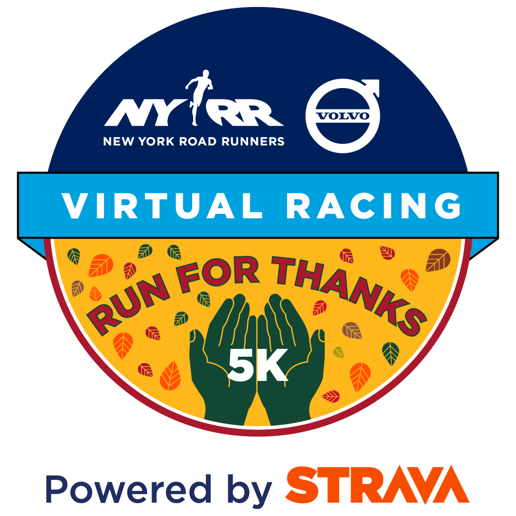 Virtual NYRR Run for Thanks 5K logo